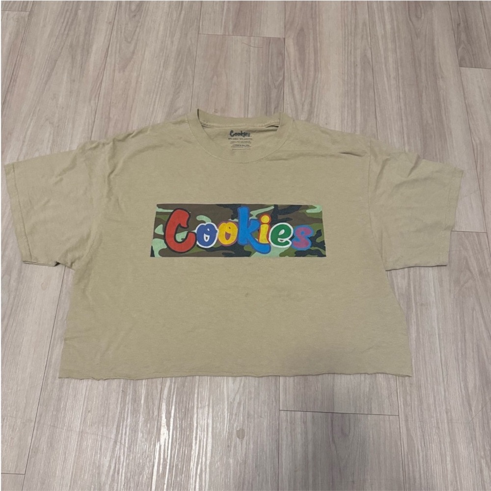 Cookies Graphic T-Shirt in Tan